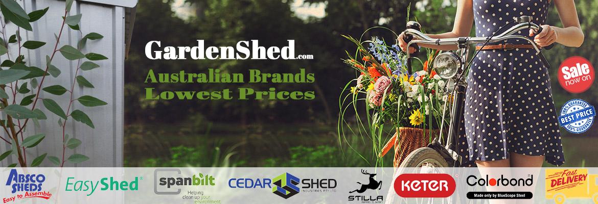 GardenShed.com Banner - Shed Brands