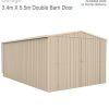 Absco 3.4m x 5.5m Garage – Double Barn Doors