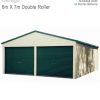 Spanbilt Double Garage 6m x 7m – 2.4m Wall